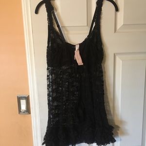 Cacique lace babydoll with matching thong